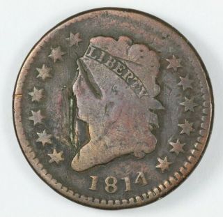 1814 Classic Head Large Cent 1c