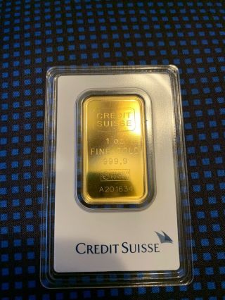 1 Oz Gold Bar - Credit Suisse (in Assay)