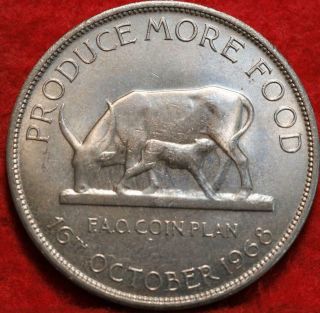Uncirculated 1968 Uganda 5 Shilling Clad Foreign Coin