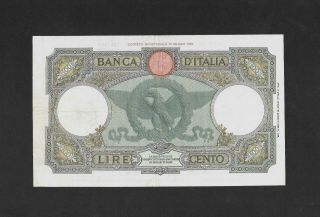 VF,  100 lire 1938 ITALIAN EAST AFRICA - ITALY Africa Orientale Italiana 2