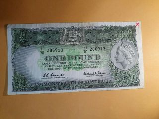 Australia 1 Pound Note