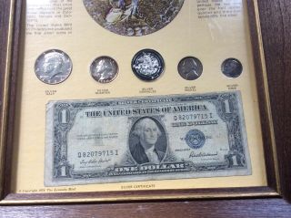 1974 The Silver Story - Framed Kennedy 12.  5 