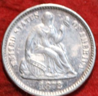 1872 Philadelphia Silver Seated Liberty Half Dime