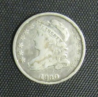 1830 Capped Bust Dime Vf