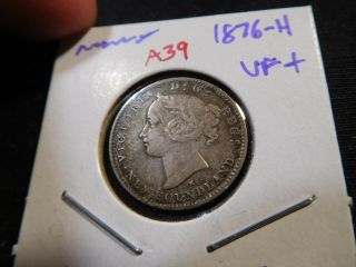 A39 Canada Newfoundland 1876 - H 10 Cents Vf,  Trends 425 Cad In 20