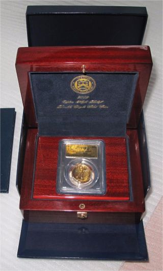 2009 Ultra High Relief $20 Dollars Gold Double Eagle Box And Pcgs Ms - 70