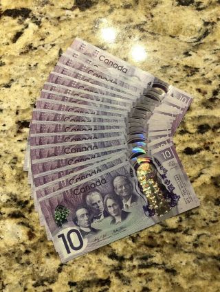 2017 Canadian 10 Dollar Bill Cda9735930