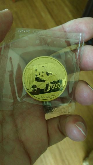 2014 500 Yuan Gold Panda 1 Oz.  999 Uncirculated.  $50 $100 Eagle Maple China