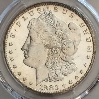 1883 - CC Morgan PCGS MS66,  CAC Silver Dollar,  Total Gem 3