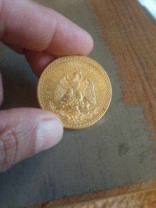 1947 Mexico Gold 50 Pesos - BU - 1.  2056 oz. 6