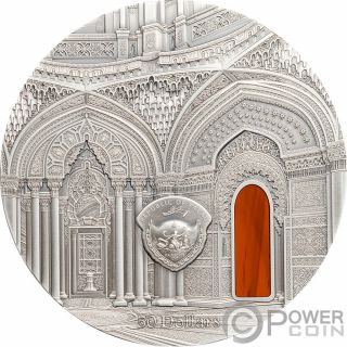 TIFFANY ART ORIENTALISM Castle Sammezzano 1 Kg Kilo Silver Coin 50$ Palau 2018 2