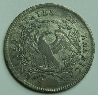1795 Flowing Hair Silver Dollar B - 6 BB - 25 3 Leaves Three $1 Old US Coin 4