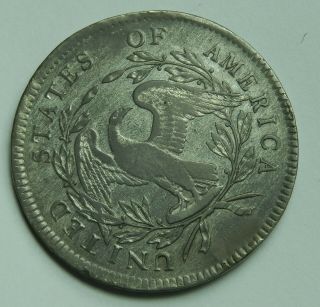 1795 Flowing Hair Silver Dollar B - 6 BB - 25 3 Leaves Three $1 Old US Coin 5