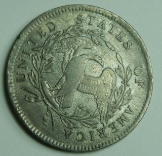 1795 Flowing Hair Silver Dollar B - 6 BB - 25 3 Leaves Three $1 Old US Coin 6