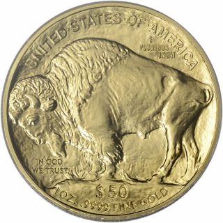 2009 American Gold Buffalo (1 oz) $50 - PCGS MS70 - First Strike Buffalo Label 4
