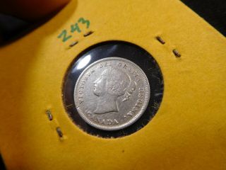 Z43 Canada 1884 5 Cents