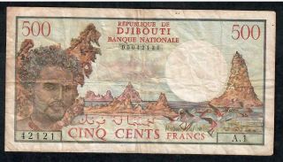 500 Francs From Djibouti