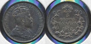 1903 Canada 5¢ Richly Toned Blue/purple Unc Beauty (see Pictures)