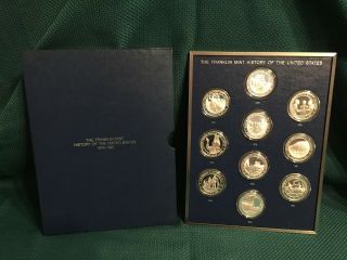 The Franklin - History Of The United States - 1976 - 1985 - Sterling Silver.