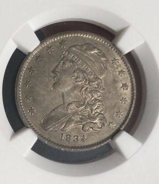 1834 Bust Quarter Ms 61 Ngc Certified