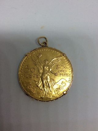 50 Pesos Mexican Gold Coin 1821 - 1945