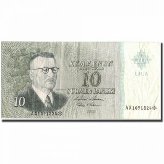 [ 215096] Banknote,  Finland,  10 Markkaa,  1963,  1963,  Km:104r,  Vf (30 - 35)