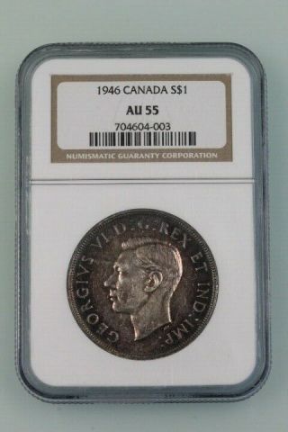 Canada Dollar Coin 1946 Km 37 Extremely Fine
