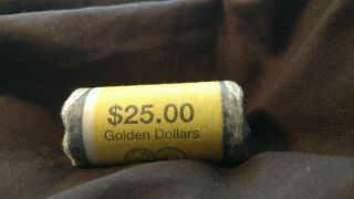 2000 - P Native American Dollar Roll Sacagawea 25 Coins Brilliant Uncirculated