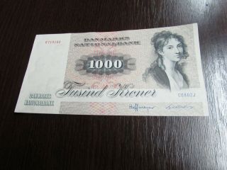 Denmark 1000 Kronen Xf,  Large And