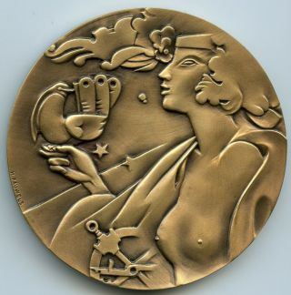 Belgium Numbered Promotional Art Medal Of The Year 2008 The Peace 70mm 123gr