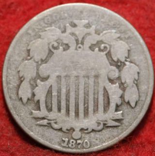 1870 Philadelphia Shield Nickel