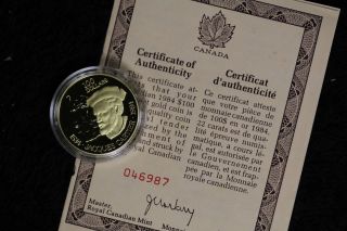 1984 Canada 1/2 Oz Proof Gold $100 Jasvues Cartier