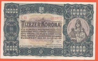 Hungary - 10000 Korona - 1923