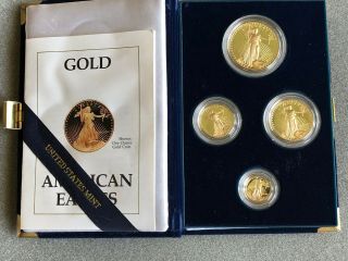 1990 American Eagle Gold Bullion Four Coin Proof Set