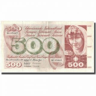 [ 578948] Banknote,  Switzerland,  500 Franken,  1970,  1970 - 01 - 05,  Km:51h