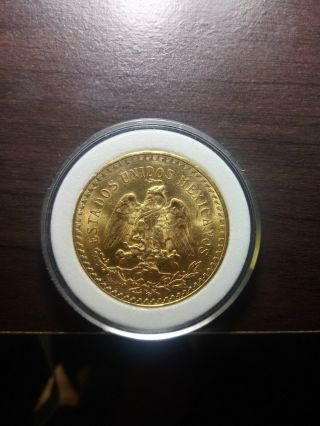50 Pesos 1947 Mexican Gold Coin 2
