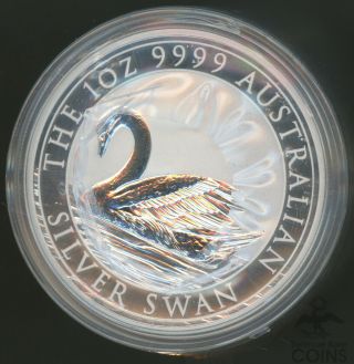 Roll Of 20 - 2017 Australia $1 1oz Silver Swan Bu Coin In Capsule