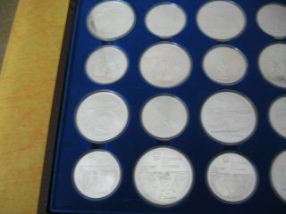 1976 Canada Olympic Commemorative 28 Coins Sterling Silver Set 4