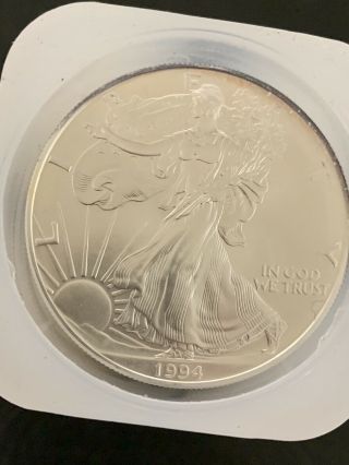 1994 Roll Of 20 Silver American Eagle 1oz.  999 Us Eagles $1 Bu Coins