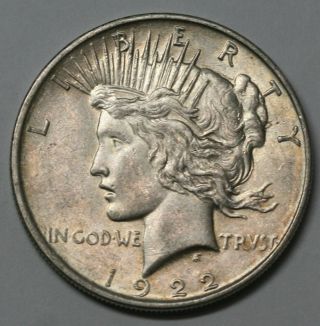1922 D Peace Dollar Extra Fine Xf 90 Silver Dollar Us Coin
