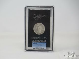 1890 - Cc Morgan Silver $1 Dollar Unc Coin Carson City Gsa Hoard Pcgs Ms61 15319