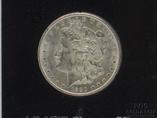 1890 - CC Morgan Silver $1 Dollar UNC Coin Carson City GSA Hoard PCGS MS61 15319 3