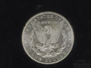 1890 - CC Morgan Silver $1 Dollar UNC Coin Carson City GSA Hoard PCGS MS61 15319 4