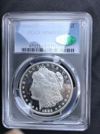 1884 - Cc Morgan Pcgs Ms65dmpl Cac,  Outstanding Deep Mirrors,  Frosty Device