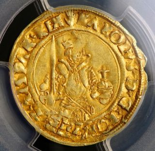 1555,  Spanish Netherlands,  Brabant,  Charles V.  Gold Real D 
