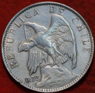 1915 Chile 1 Peso Foreign Coin