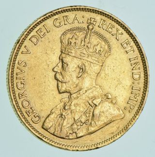 1912 Canada 10 Dollars Gold Coin - World Coin 817