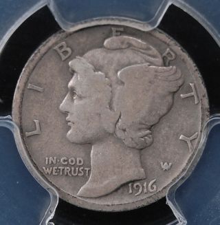 1916 D Mercury Dime Pcgs Vg08 A Perfect Example Of This Key Date In The Series