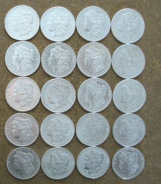Roll 1885 - S Morgan Silver Dollars.  Ch/gem Bu