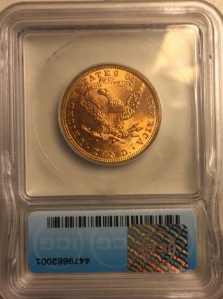 1906 D Gold $10 Eagle ICG MS65 Gem 3